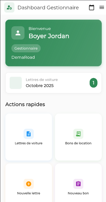 Application Demaroad